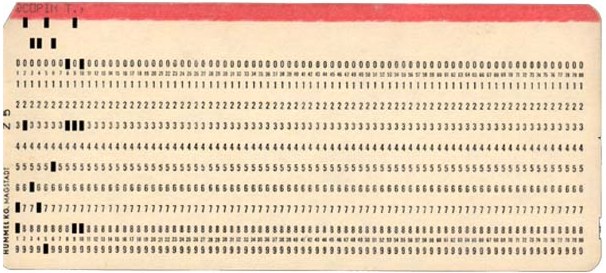 Punch card